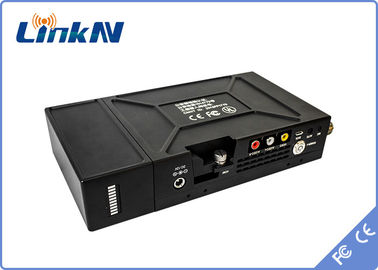 ทหาร Long Range COFDM ระบบวิดีโอดิจิตอลไร้สาย HDMI &amp; CVBS H.264 ใช้พลังงานแบตเตอรี่ล่าช้าต่ำ
